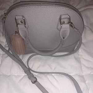 Gray handbag/crossbody purse